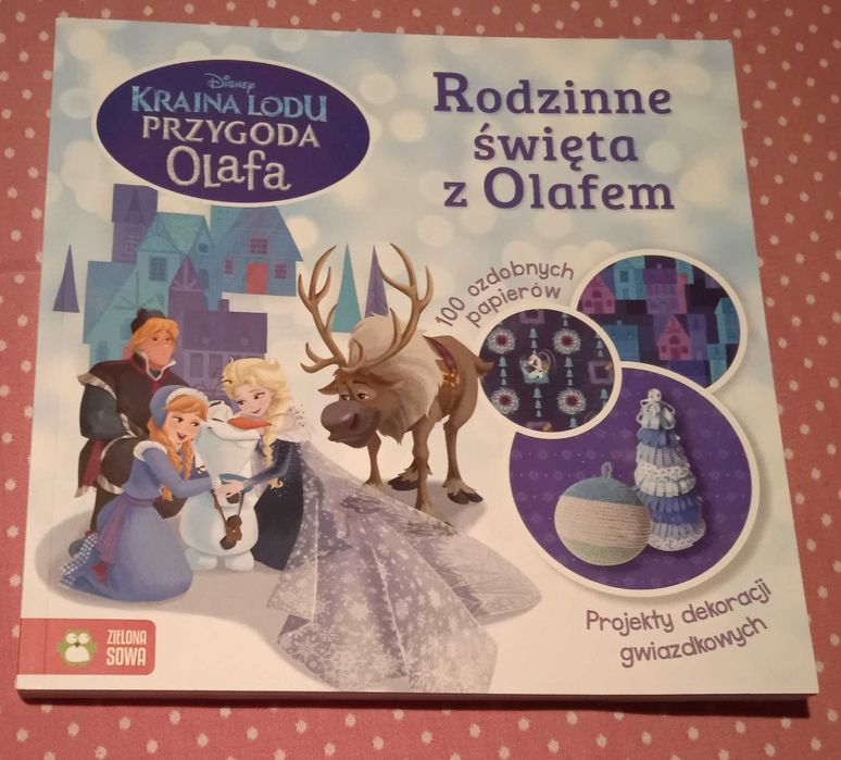 Rodzinne święta z Olafem świąteczne dekoracje z Krainy Lodu