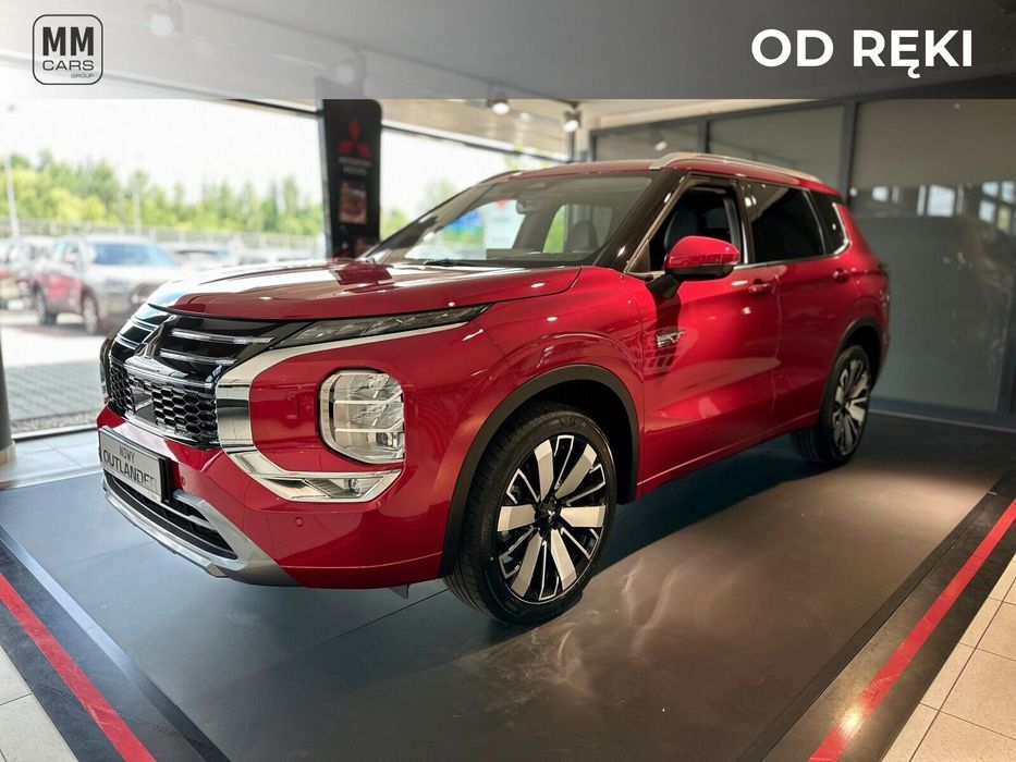 Mitsubishi Outlander 2.4 PHEV-306 KM, 4WD czerwony diamentowy, skórzana tapicerka, od ręki