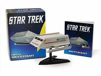 Star Trek Shuttlecraft com LUZ + livrete - NOVO