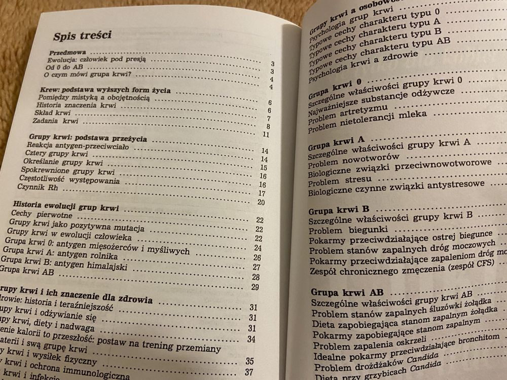 Ksiazka Jedz zgodnie z grupą krwi Dr Jorg Zittlau