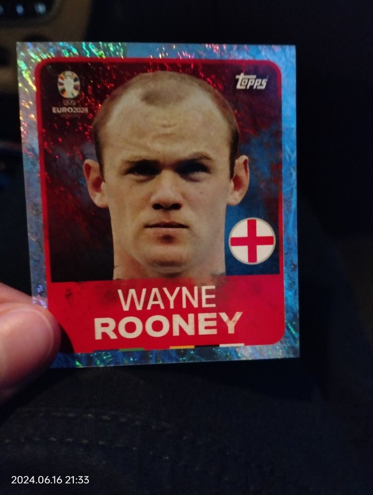 Cromo Euro 2024(Topps) Wayne Rooney