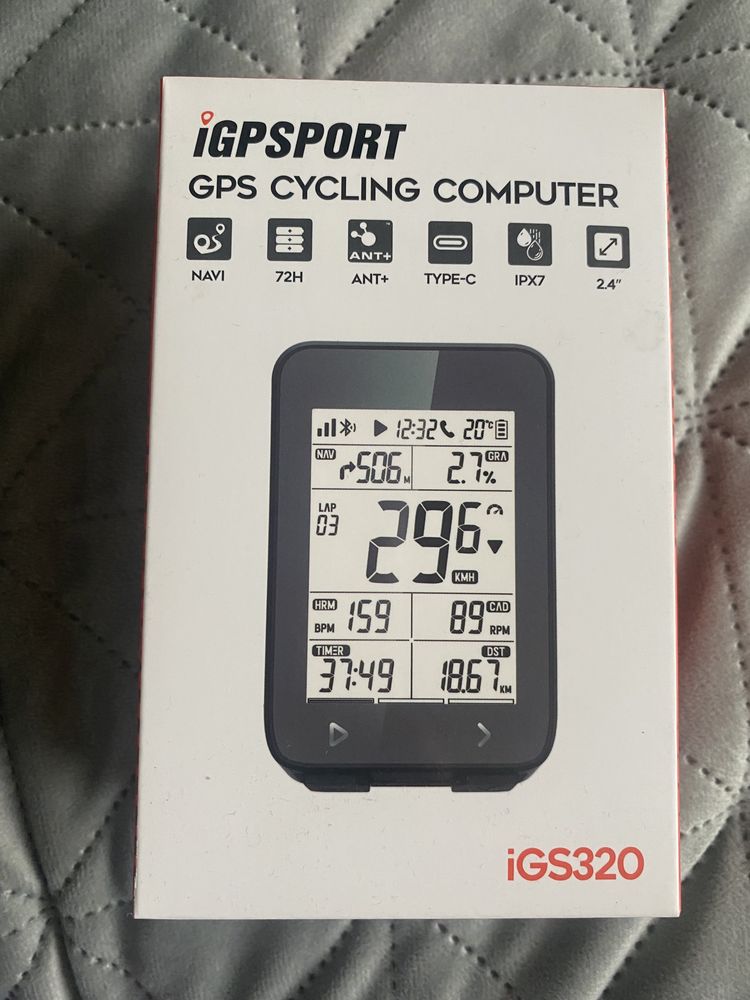 Komputer rowerowy z GPS IGPSPORT IGS320