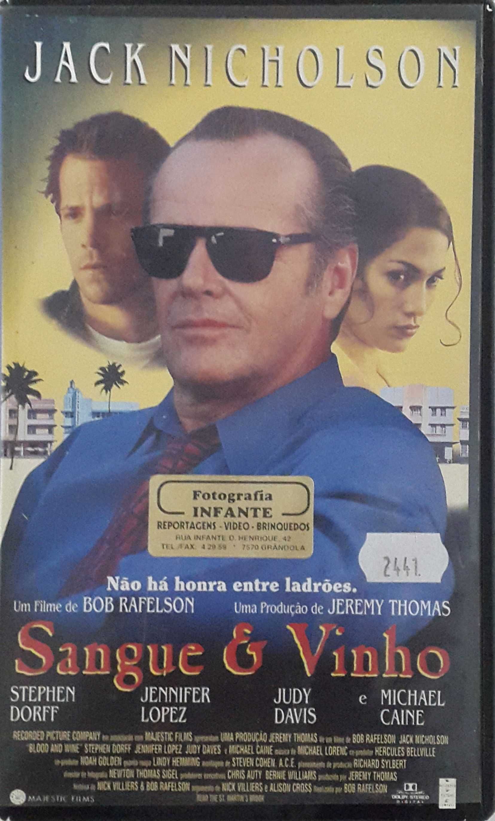 89° Pack de 8 filmes VHS