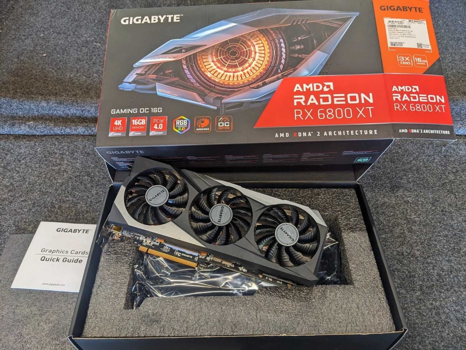 Відеокарта RX 6800XT 12GB ТОПОВА !