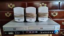 Kino domowe LG Magnetowid VHS DVD tuner AM/FM