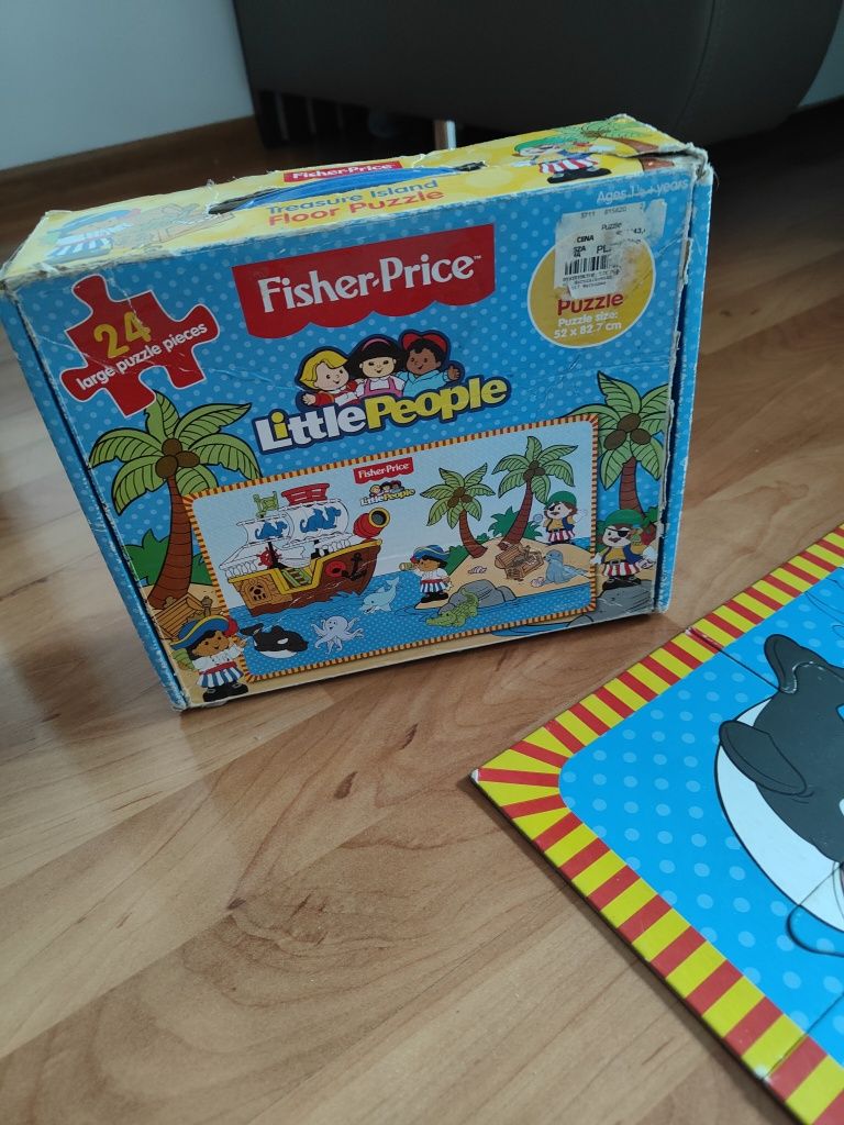 Puzzle duże Fisher Price Little People