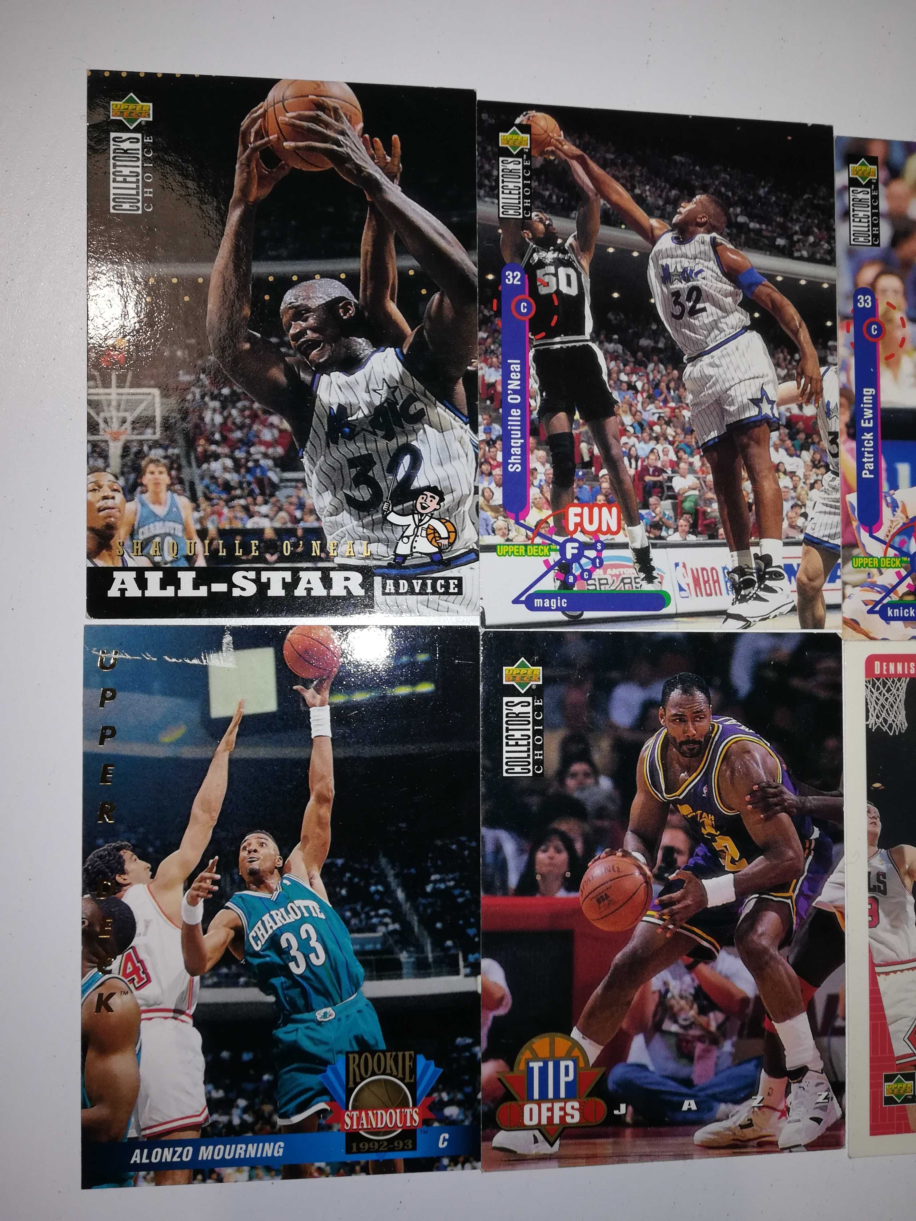 Karty NBA - ponad 1418 sztuk ,album + kaseta VHS