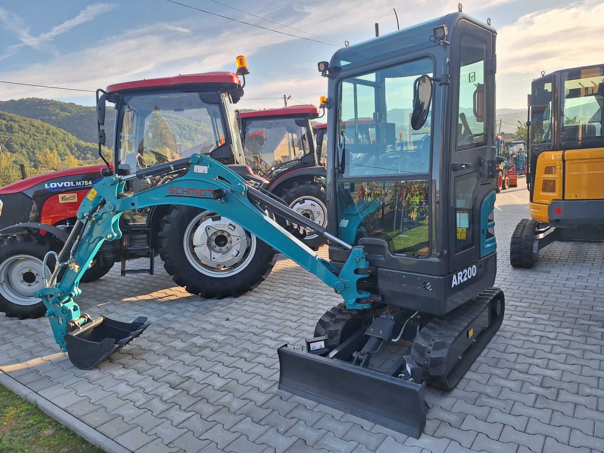 Minikoparka SCHMIDT AR200 silnik KUBOTA nowa 2025 koparka 2 tony