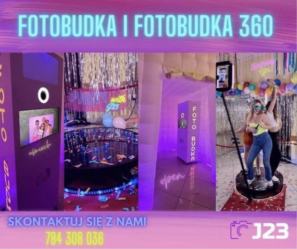 Fotobudka 360 i Fotobudka klasyczna!  Lubin | Legnica | Polkowice