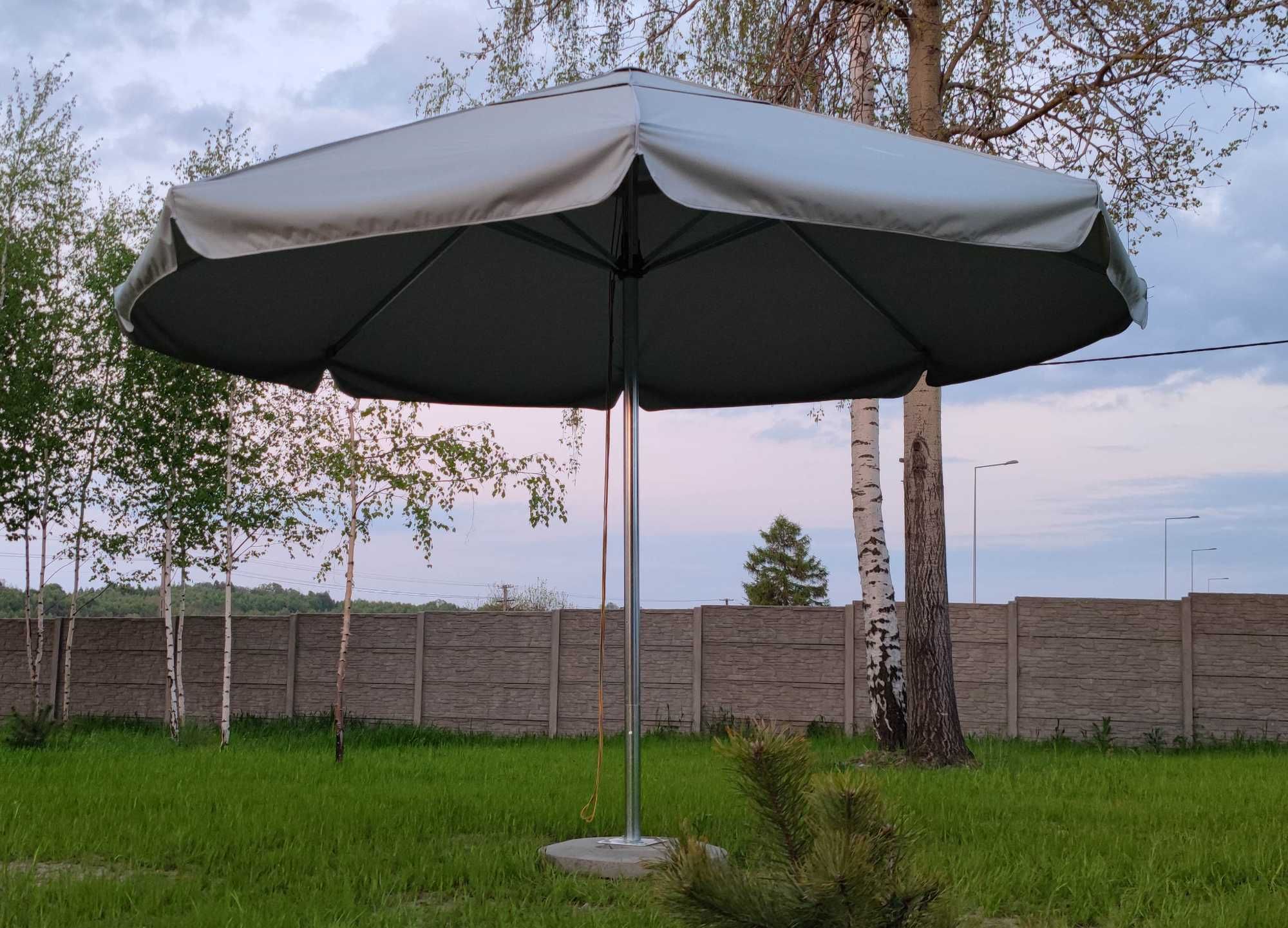 Parasol Ogrodowy Duży 3m - 4.5m 400cm 450 cm MOCNY 100kg POLSKI