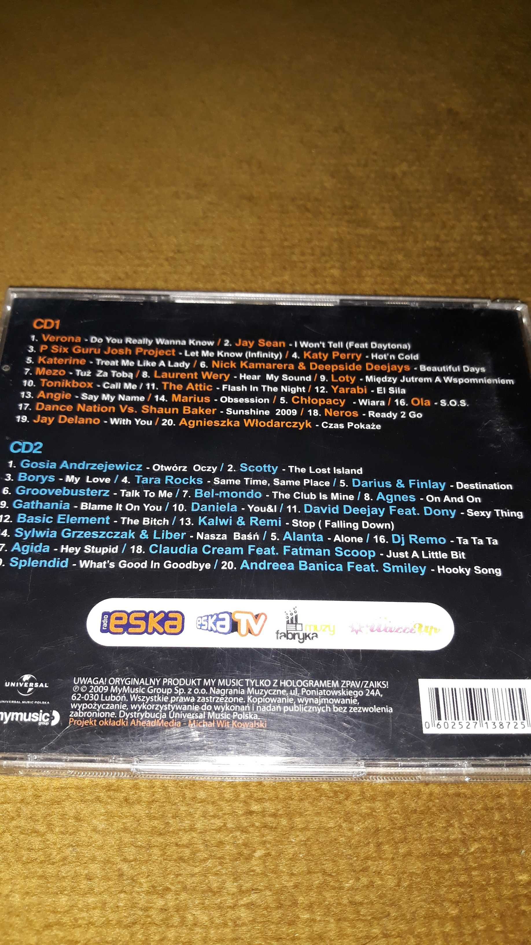 Płyty CD 4 składanki (podwójne cd)