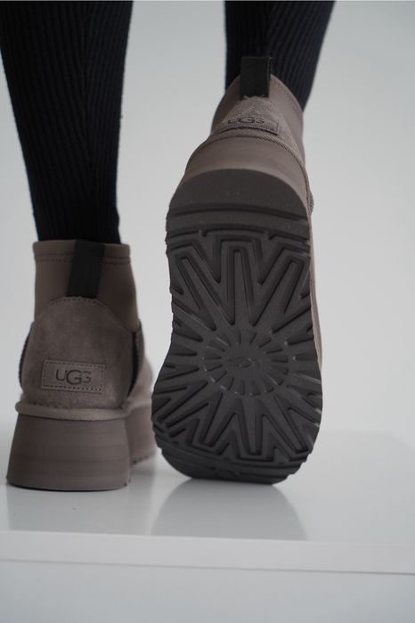 Ugg Dipper Mini Platform Chelsea Уггі Платформі Діппер Замшеві Овчина