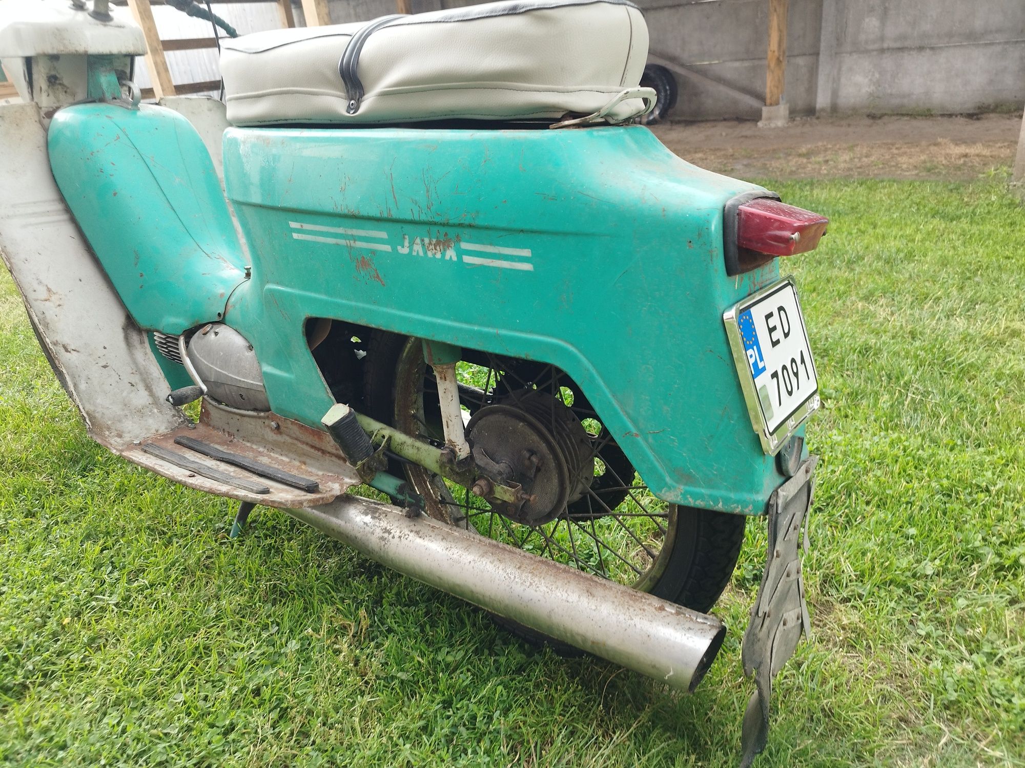 Jawka 50 Jawa 220 pancerka kaczka zarejestrowana OC przegląd skuter