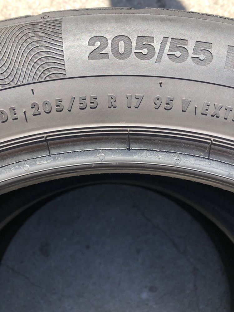 Opony uzywane Continental 205/55r17 95V XL Conti Premium Contact 5 -2s