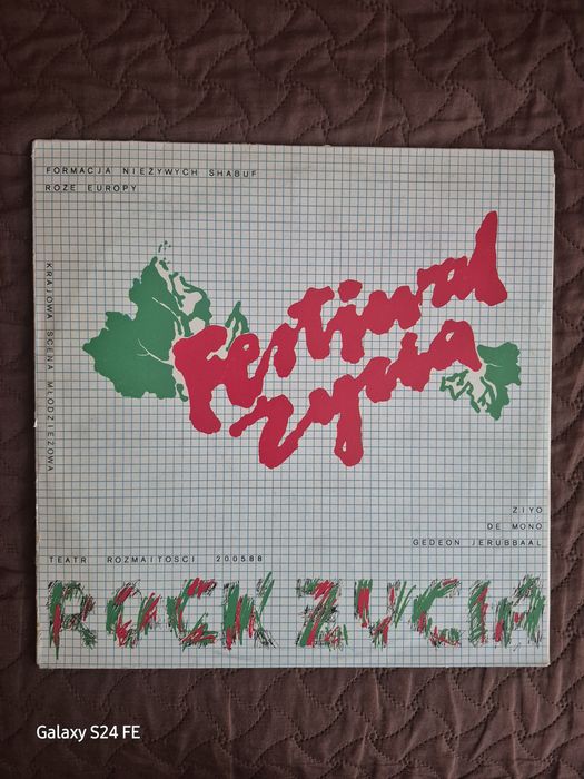 Płyta winylowa/Festiwal życia Rock życia/1988r.