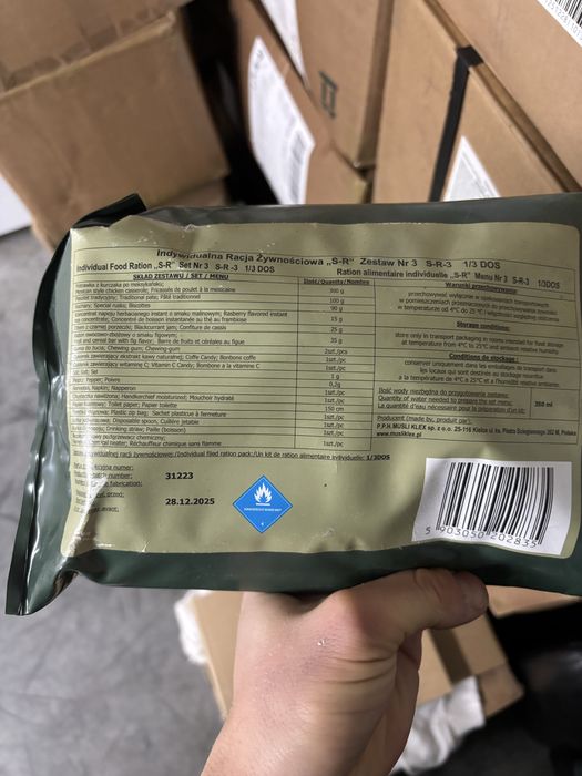 Wojskowe racje zywnosciowe