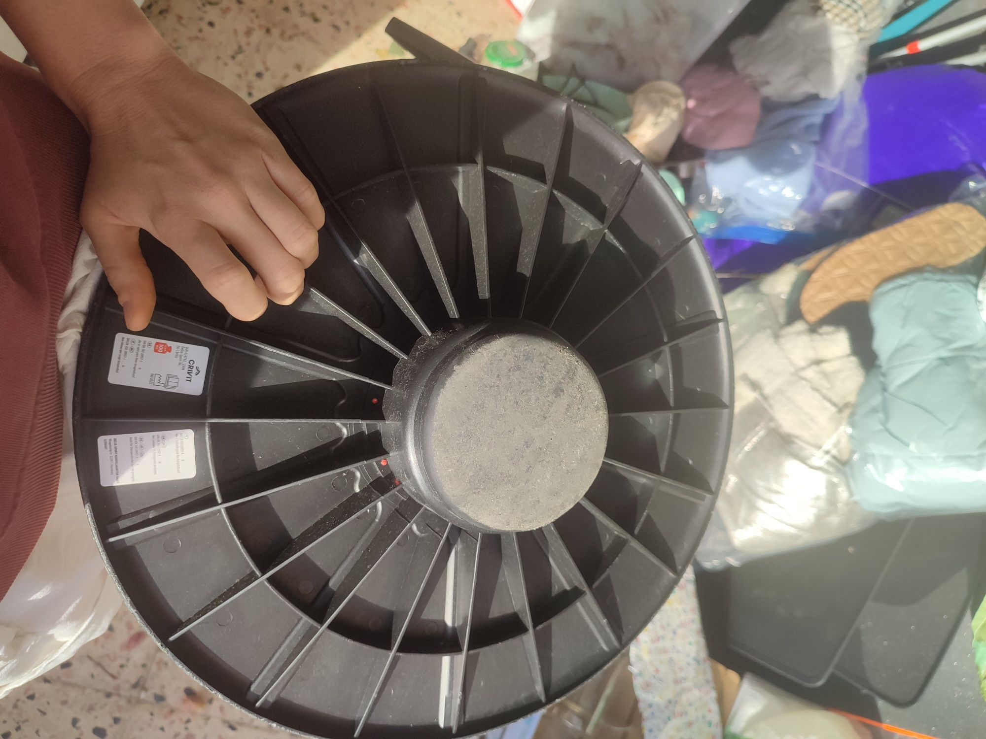 Balancer preto redondo