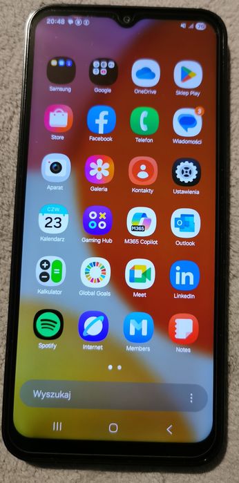 Spoko Samsung A14 4/64 Gb ram, na coś mniejszego