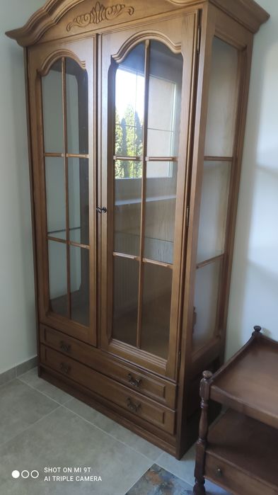 Witryna dębowa stan bdb.