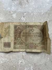 Banknot 10zl z 1940r.