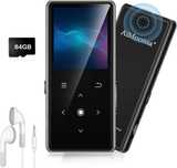 Odtwarzacz MP3 64 GB z Bluetooth 5.2, AiMoonsa 	B27 czarny.