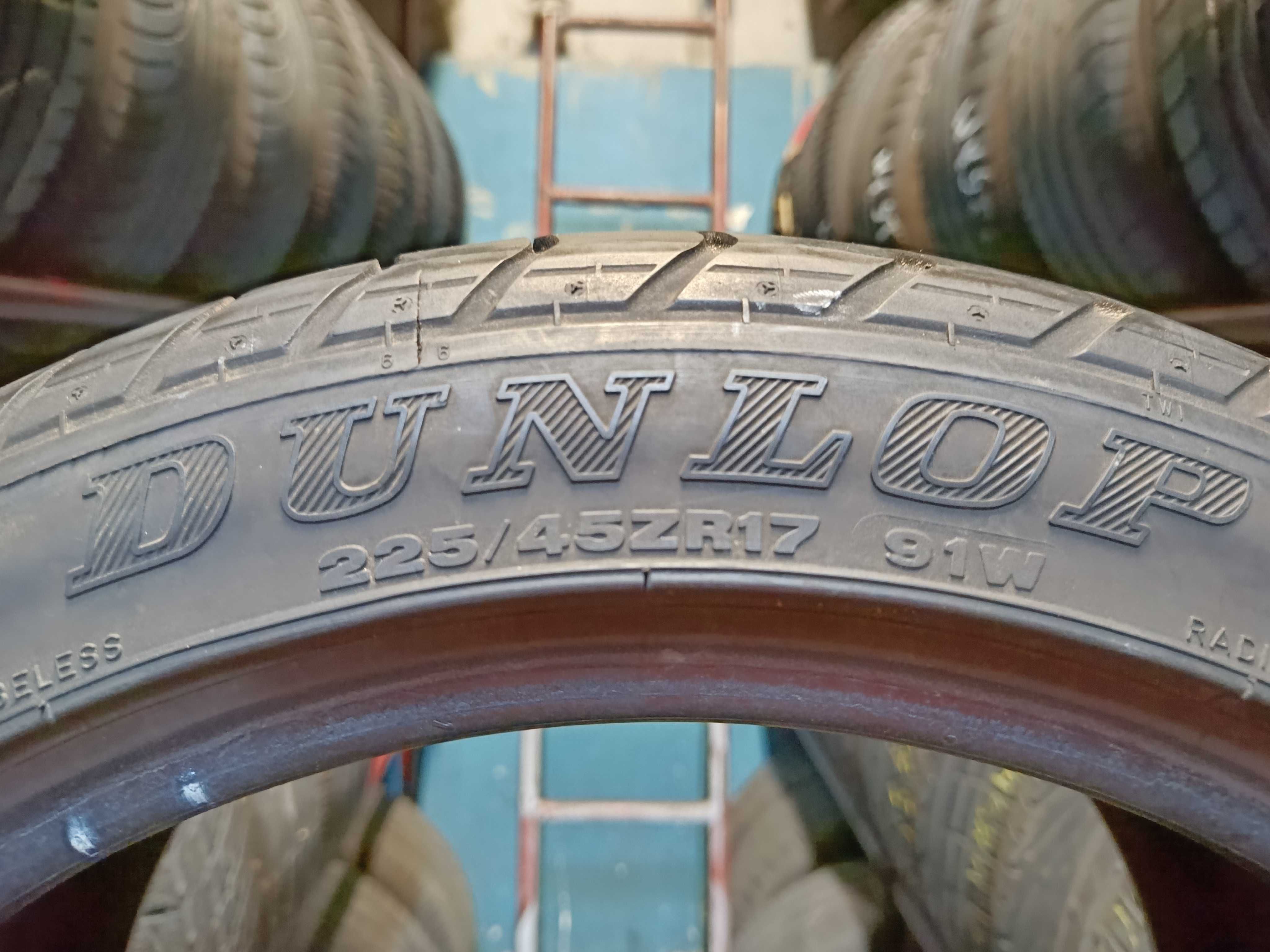 2x 225/45R17 Dunlop SP Sport 2000 E Lato Używane FV Siedlce