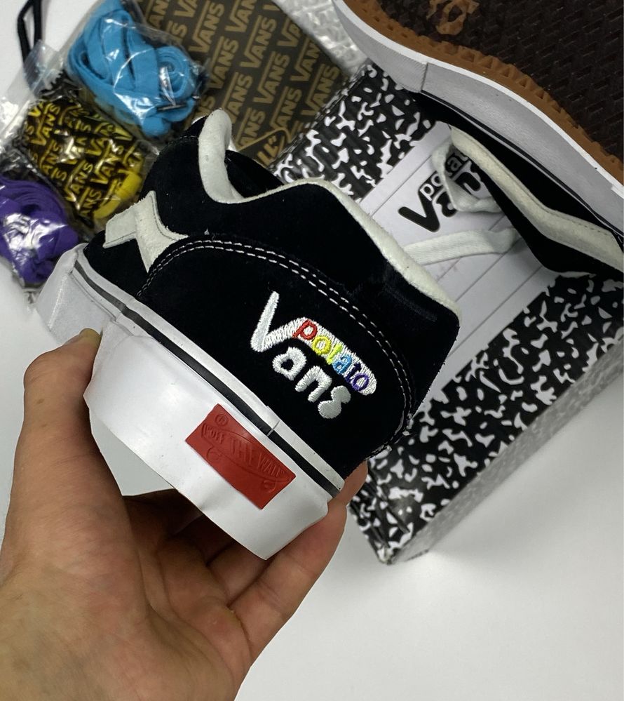Кроссовки кеды Vans Knu Skool x Imran potato y2k
