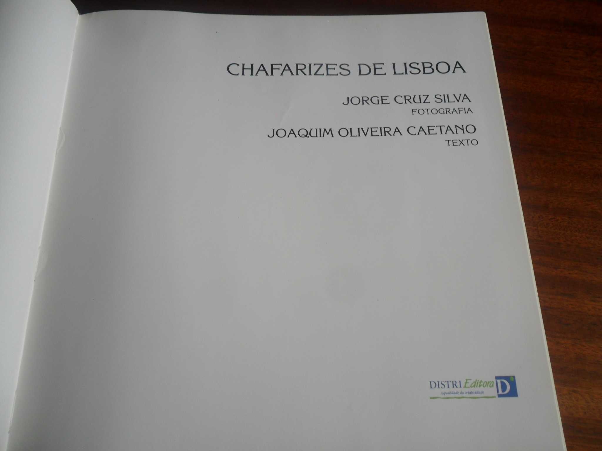 "Chafarizes de Lisboa" - Jorge Cruz Silva e Joaquim Caetano-1ª Ed 1991