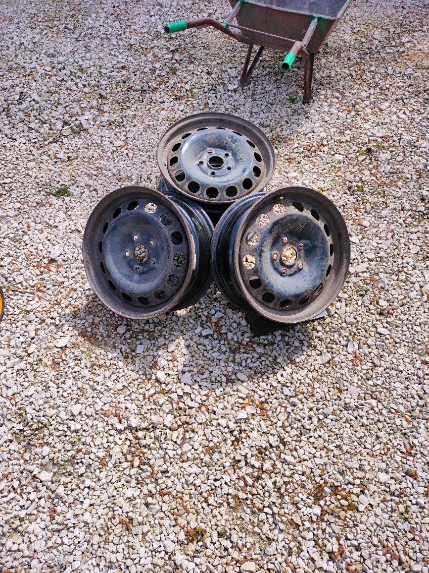 Felgi stalowe 5x112 r15 4 sztuki , Audi , Skoda, Volkswagen