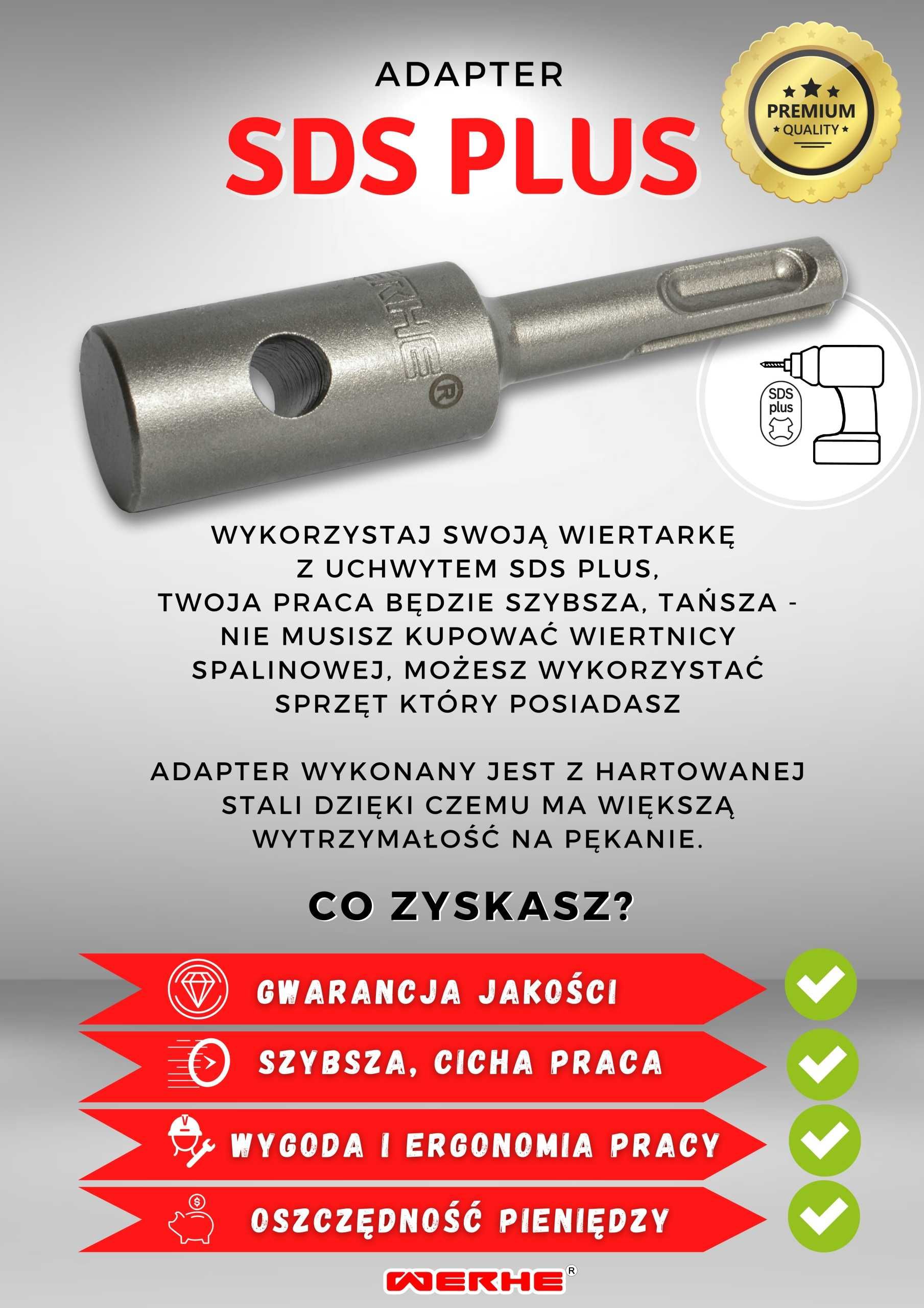 Adapter Plus wiertnica świder gleba studnia słupki