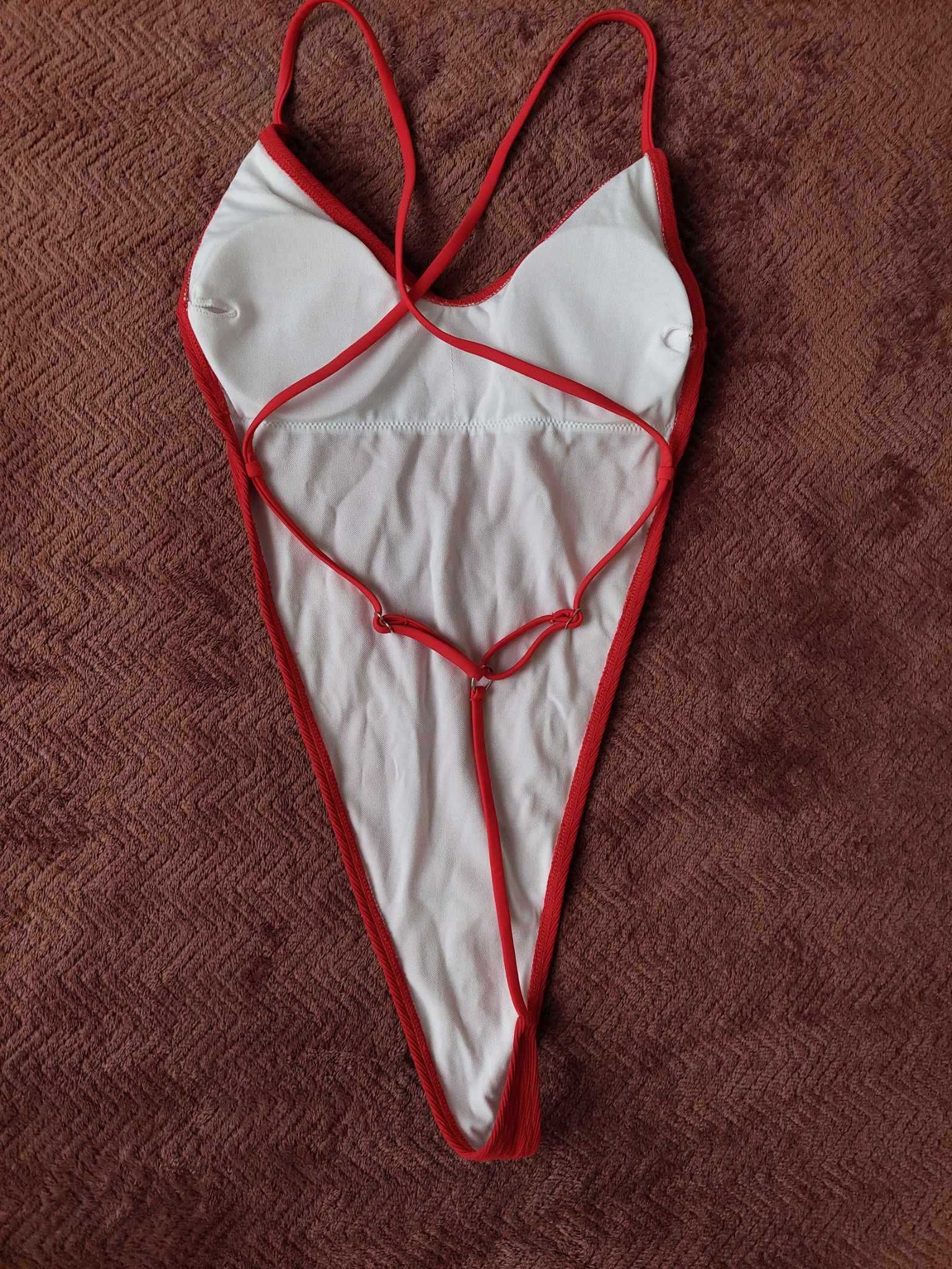 Czerwone body stringi rozmiar M z shein