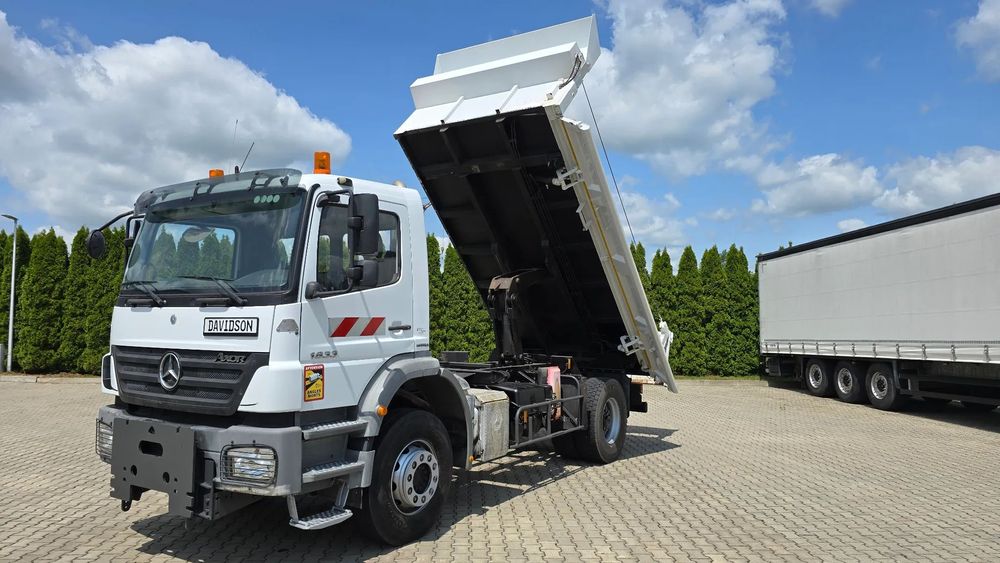 Mercedes-Benz AXOR  1833 PRZEBIEG 46 788km !!!  Wywrotka Mercedes Axor 1833 Niski przebieg!!!