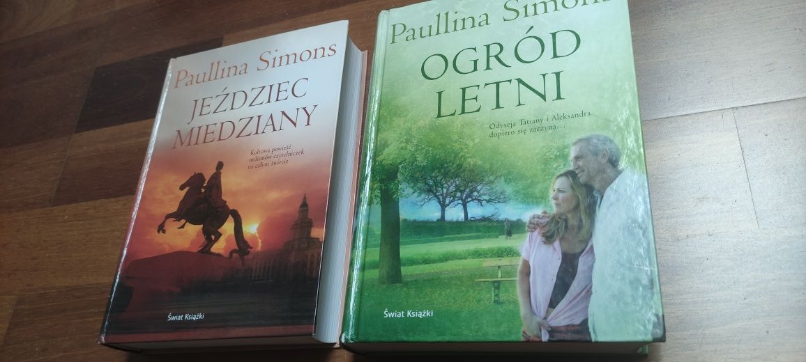 Jeździec miedziany Ogród letni Paullina Simons zestaw książek