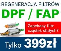 Wymiana - Naprawa - Regeneracja Filtra DPF / FAP - Faktura FV