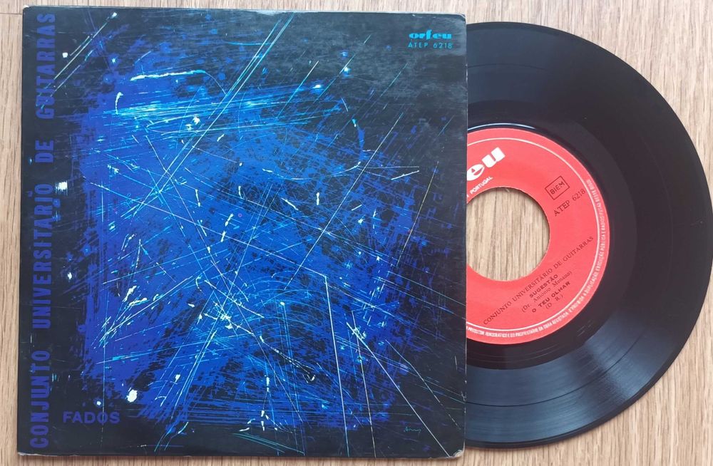 Conjunto Universitário De Guitarras - Fados ORFEU EP 1966  Coimbra