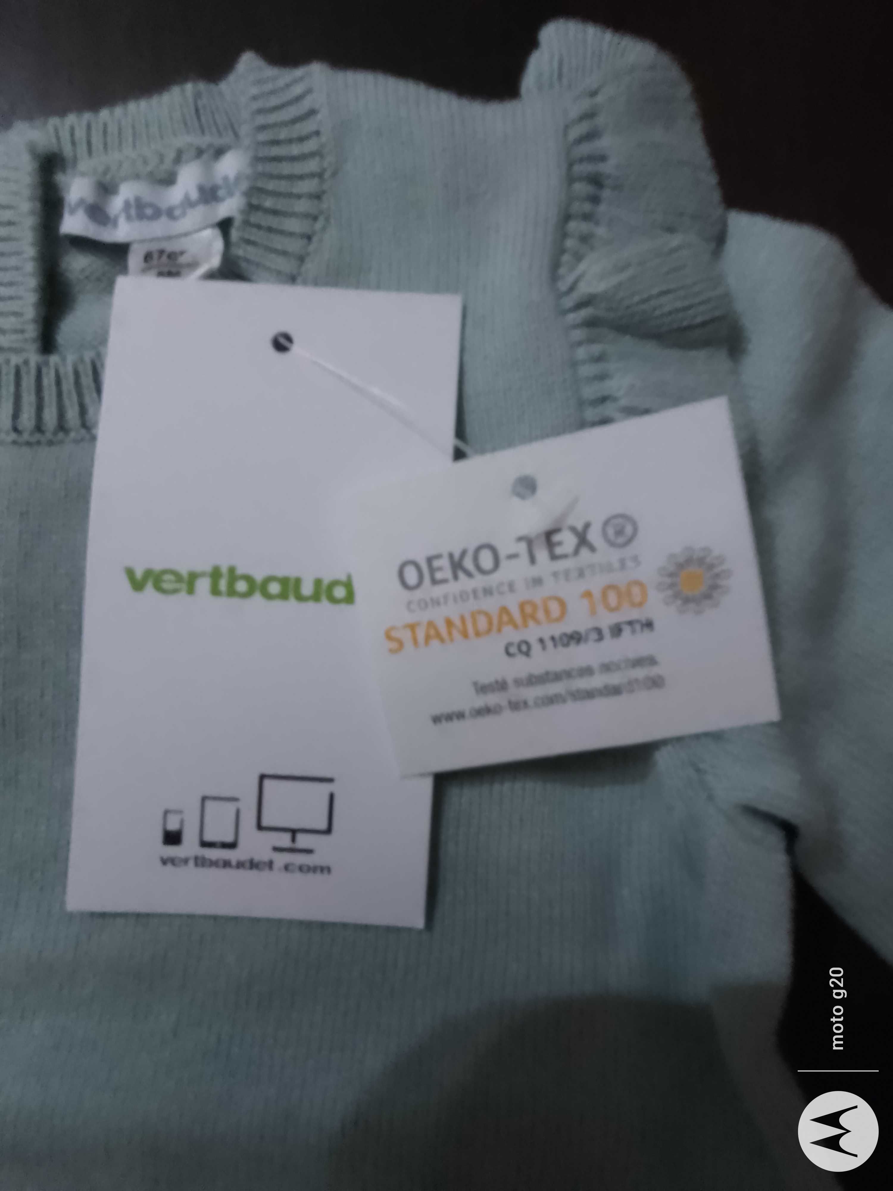 Camisola de malha para 6 meses