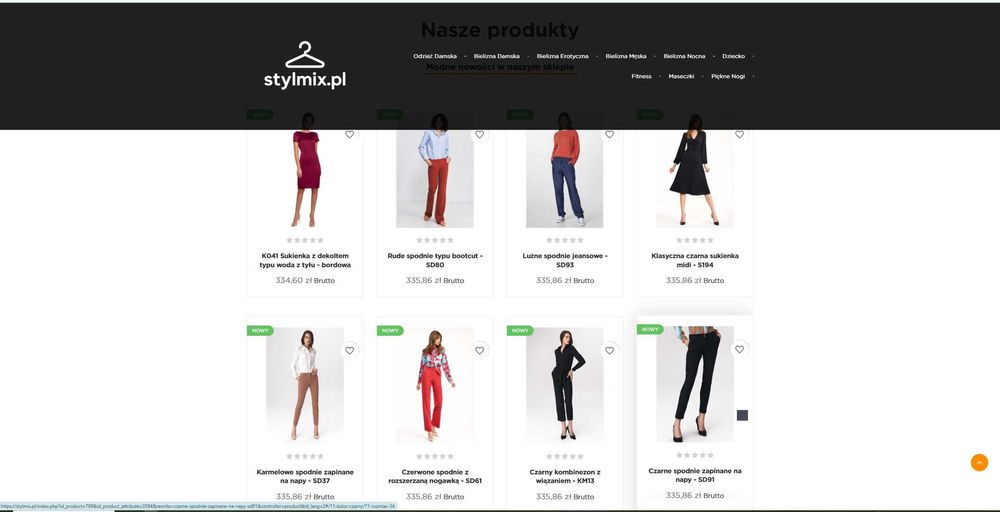 sprzedam gotowy sklep internetowy z MODĄ DAMSKĄ 58tys produktów +Pomoc