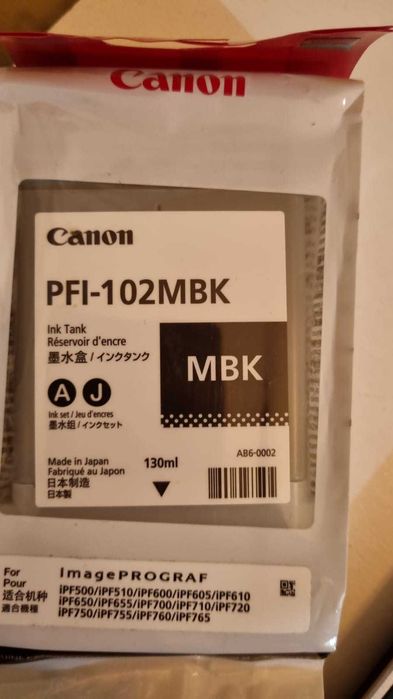 Ploter CANON IPF Tusz Nowe