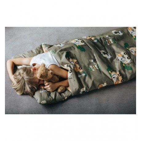 Śpiwór ocieplany do spania dla dzieci - safari