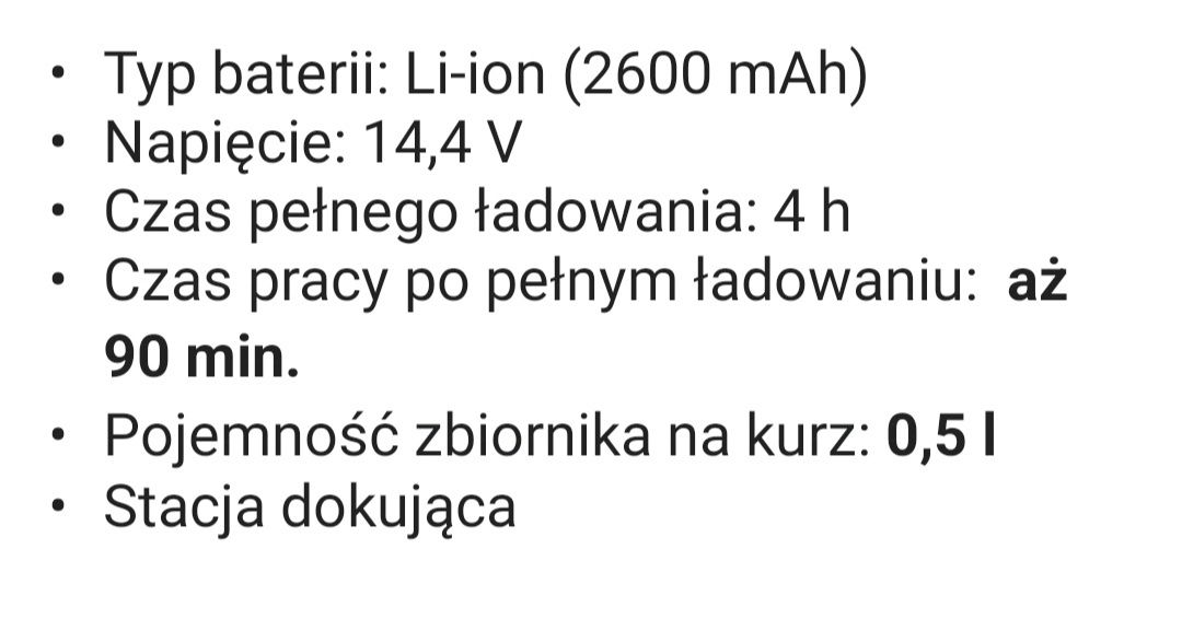 Odkurzacz robot .