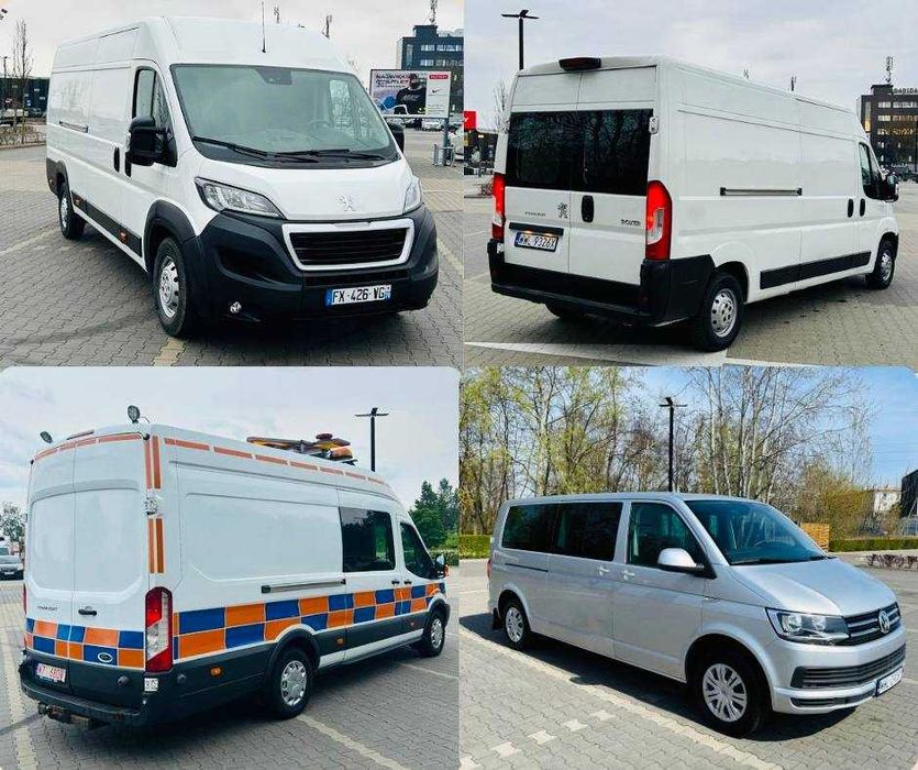 Wynajem samochodów Dostawczych,    Busów 8-9  Osobowych