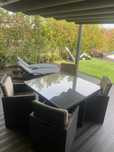 Conjunto jardim mesa e 4 cadeiras