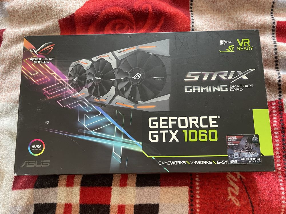 ASUS GeForce GTX 1060 Strix OC 6GB GDDR5