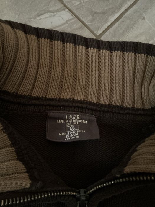 Кофта чоловіча светр XL XXL H&M бавовна хлопок котон