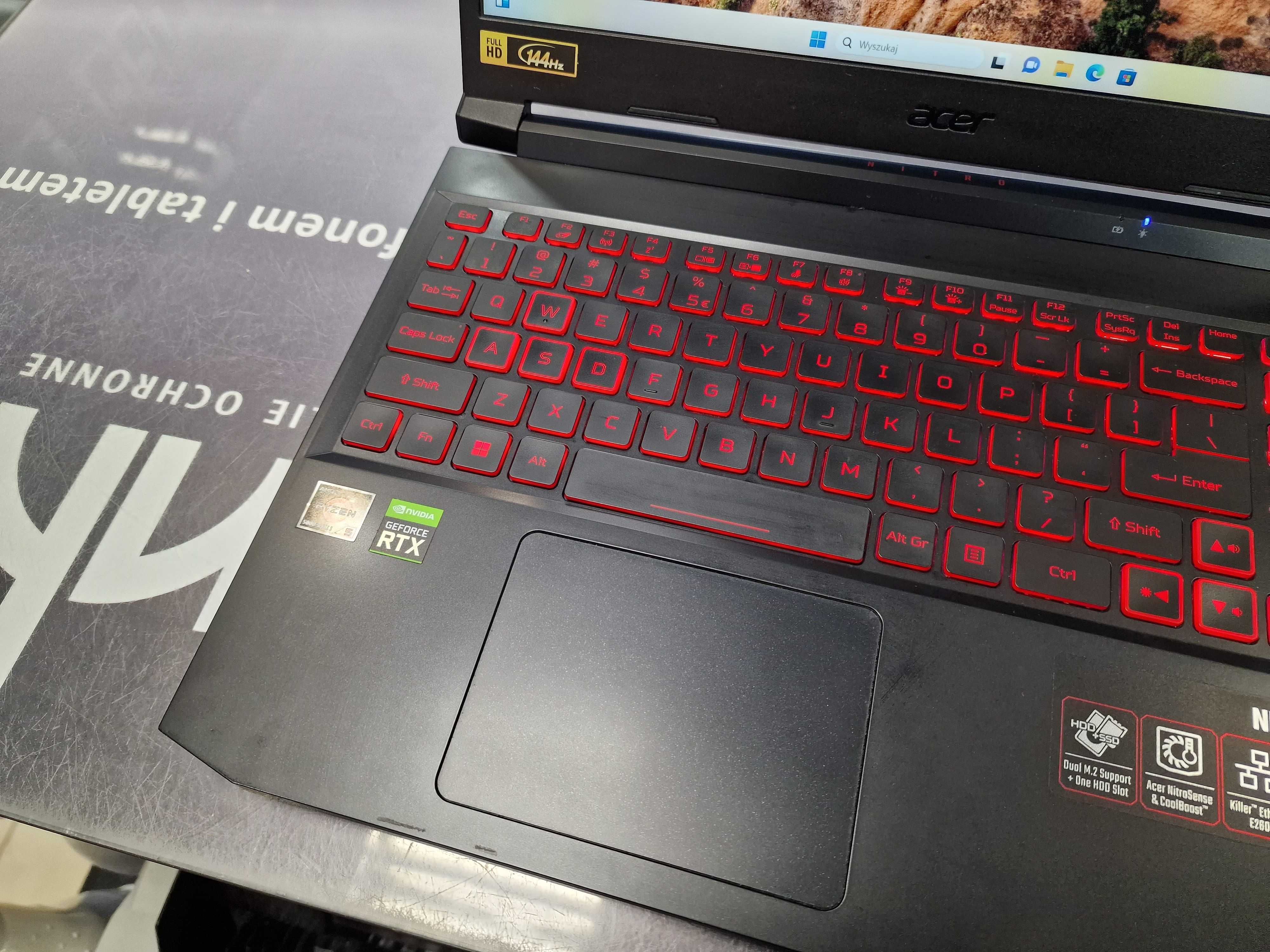 Acer Nitro 5 AN515-45/ R5 5600H/ 32GB/ 512GB/ RTX 3050 4GB/ W11/ FHD