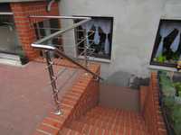 balustrady nierdzewne aluminiowe schodowe szklane   bramy ogrodzenia