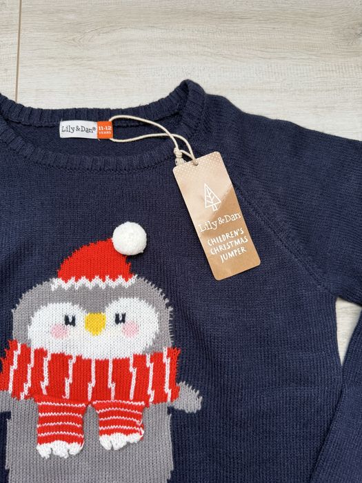 Новорічний сведер/ джемпер/ різдвяний / S/ 11-12 років