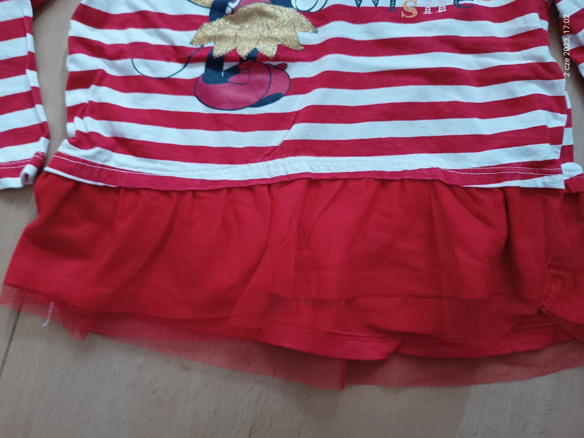Bluzka bluzeczka T-shirt koszulka tunika Myszka Minnie