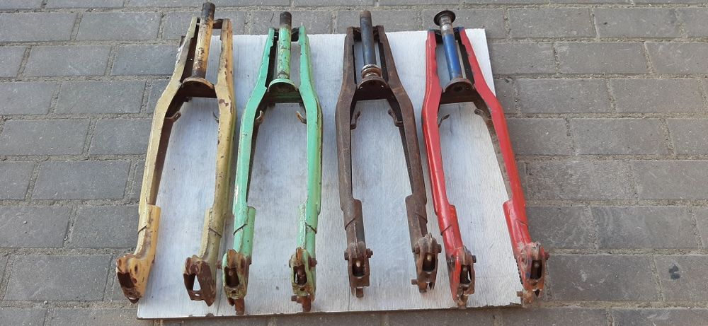 Zawieszenie komar stary typ, nowy typ przednie