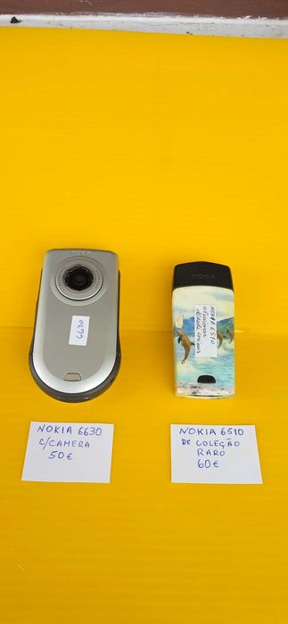 2 telemóveis Nokia a funcionar